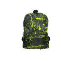 Sac à dos urbain (de ville) ou scolaire en toile synthétique bi-color jaune noir 42cmx29cmx12cm