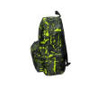 Sac à dos urbain (de ville) ou scolaire en toile synthétique bi-color jaune noir 42cmx29cmx12cm-cote Sac à dos urbain (de ville) ou scolaire en toile synthétique bi-color jaune noir 42cmx29cmx12cm-cote