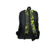 Sac à dos urbain (de ville) ou scolaire en toile synthétique bi-color jaune noir 42cmx29cmx12cm-dos Sac à dos urbain (de ville) ou scolaire en toile synthétique bi-color jaune noir 42cmx29cmx12cm-dos