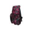 Sac à dos urbain (de ville) ou scolaire en toile synthétique bi-color rouge noir 42cmx29cmx12cm-cote Sac à dos urbain (de ville) ou scolaire en toile synthétique bi-color rouge noir 42cmx29cmx12cm-cote