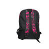 Sac à dos urbain (de ville) ou scolaire en toile synthétique bi-color rouge noir 42cmx29cmx12cm-dos Sac à dos urbain (de ville) ou scolaire en toile synthétique bi-color rouge noir 42cmx29cmx12cm-dos