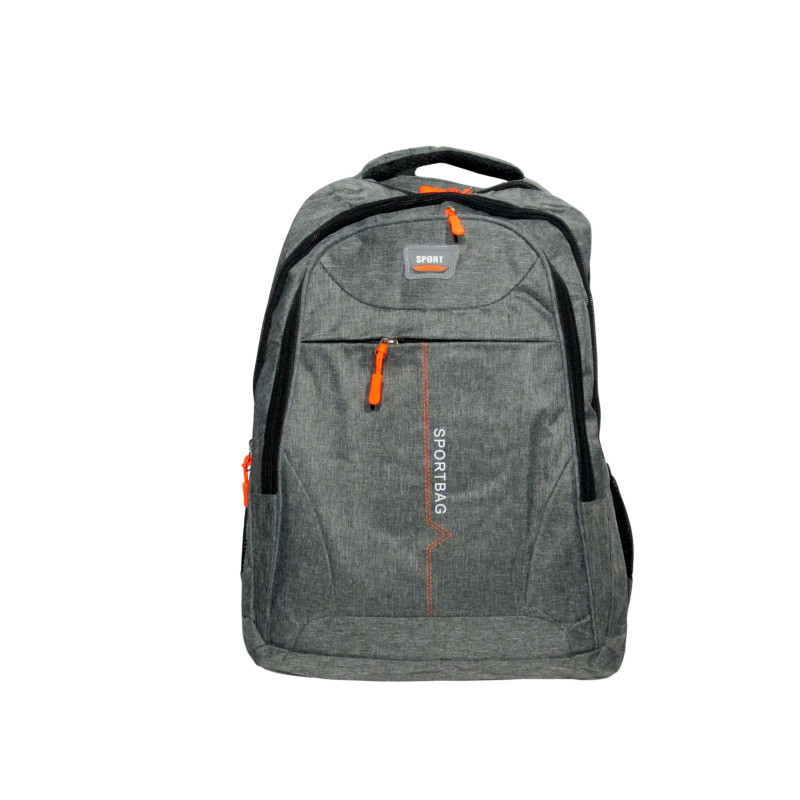 Sac à Dos SPORT Gris 46x33x14 cm – 3 Poches | MAROQUINERIE-MEAUX.COM