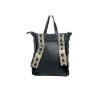 HO-LY3056-Sac à Dos ou sac à main en Simili Cuir noir-dos HO-LY3056-Sac à Dos ou sac à main en Simili Cuir noir-dos