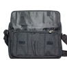 Besace Noire 34x26x12 cm–Bandoulière Réglable.