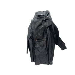 Besace Noire 34x26x12 cm–Bandoulière Réglable | MAROQUINERIE-MEAUX.COM