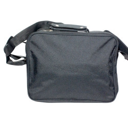 Besace Noire 34x26x12 cm–Bandoulière Réglable | MAROQUINERIE-MEAUX.COM