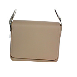 Besace Beige 37x24x6 cm – Bandoulière Réglable & Rabat Rigide.