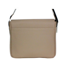 Besace Beige 37x24x6 cm – Bandoulière Réglable & Rabat Rigide.