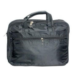 HO-516-noir-Besace/sacoche Noire (39x28x12 cm)– Élégance et Praticité au Quotidien-dos