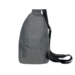 Sacoche Poitrine gris 17x31x8 cm – Bandoulière Réglable