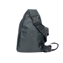 Sacoche Poitrine noir 17x31x8 cm – Bandoulière Réglable