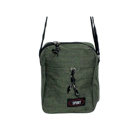 Pochette kaki 13.5x17.5x5 cm – Bandoulière Réglable