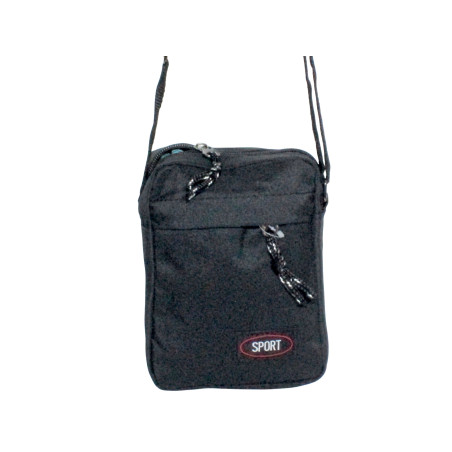 Pochette noir 13.5x17.5x5 cm – Bandoulière Réglable