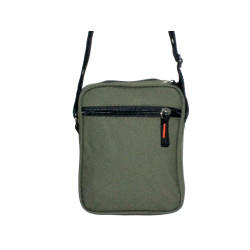 HO-6288-Kaki-Petite Pochette en Toile Synthétique kaki – Légère et Sécurisée pour vos Effets Personnels-dos