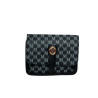 Sac à main noir avec rabat – Motif imprimé M-face Sac à main noir avec rabat – Motif imprimé M-face