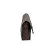 Sac à main ou pochette marron avec rabat – Motif imprimé M-cote