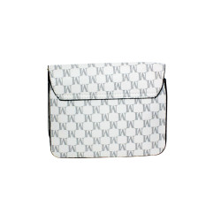 Sac à main blanc motif M – Élégance et praticité