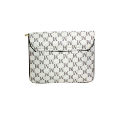 Sac à main beige motif M – Élégance et praticité