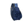 Sac bandoulière bleu motif carreaux-cote Sac bandoulière bleu motif carreaux-cote