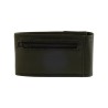 Porte clés SPIRIT noir en cuir vachette