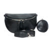 Petit sac banane Crossbag noir+ porte-monnaie – Style et praticité-face avec porte monnaie Petit sac banane Crossbag noir+ porte-monnaie – Style et praticité-face avec porte monnaie