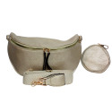 Petit sac banane Crossbag or + porte-monnaie – Style et praticité