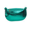 Grand sac banane fantaisie turquoise – Élégance et espace-dos
