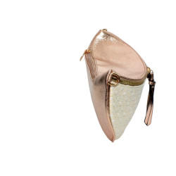 Grand sac banane fantaisie beige – Élégance et espace-cote