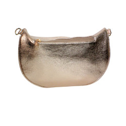 Grand sac banane beige et or – Style tendance et spacieux