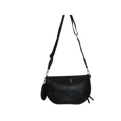 Grand sac banane noir + porte-monnaie – Élégant et spacieux