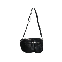 Grand sac banane noir + porte-monnaie – Élégant et spacieux