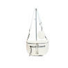 Grand sac banane Crossbag blanc – Élégance et fonctionnalité-face-1