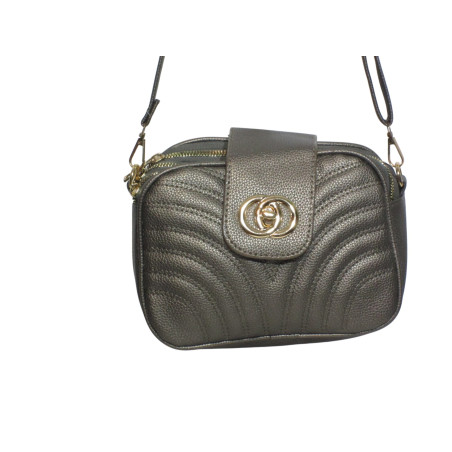 Sac bandoulière marron tendance – 3 compartiments sécurisés