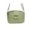 Sac à main bandoulière vert tendance –face