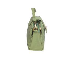 Sac bandoulière vert tendance – 3 compartiments sécurisés