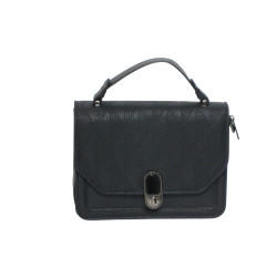 Pochette sac à main noir tendance –face