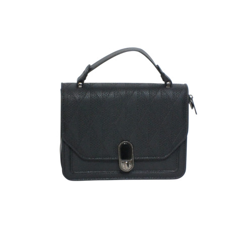 Pochette sac à main noir tendance – Élégant et rigide