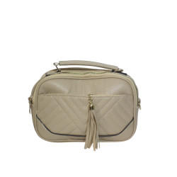 Sac à main beige tendance – face