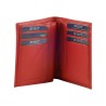 Portefeuille cuir vachette rouge de marque SPIRIT