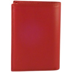 Portefeuille cuir vachette rouge de marque SPIRIT