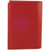 Portefeuille cuir vachette rouge de marque SPIRIT