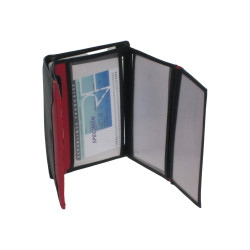 Portefeuille CHEVAL G-Z cuir vachette noir – 12 cartes