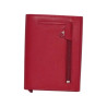 Porte-monnaie cuir multi-couleur rouge – 10 cartes + monnaie