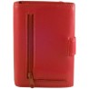 Porte monnaie rouge spirit avec fermeture zip.