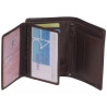Portefeuille marron RFID Cheval G.Z – Anti-piratage cuir vachette