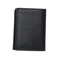 Portefeuille noir RFID Cheval G.Z – Anti-piratage cuir vachette