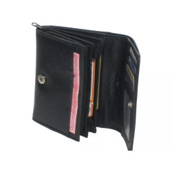 Porte-monnaie noir RFID Junior Cheval G.Z – Anti-piratage cuir