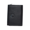 Porte-monnaie noir RFID Junior Cheval G.Z – Anti-piratage cuir