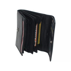 Porte-monnaie noir RFID Junior Cheval G.Z – Anti-piratage cuir