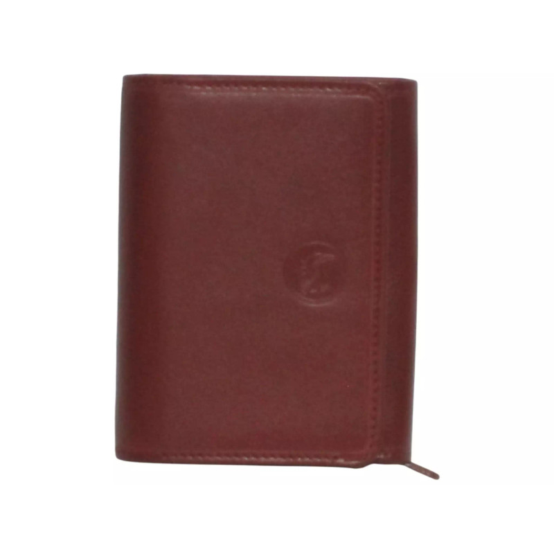 Porte-monnaie marron RFID Junior Cheval G.Z – Anti-piratage cuir